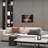 Recessed&Wall Mounted Electric Fireplace,750W/1500W,Remote Control With Timer, Adjustable Flame-1618736731