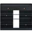 Buffet à chaussures avec 4 tiroirs rabattables, range-chaussures à 2 niveaux multifonctionnel, buffet moderne DAGEWF300851AAB