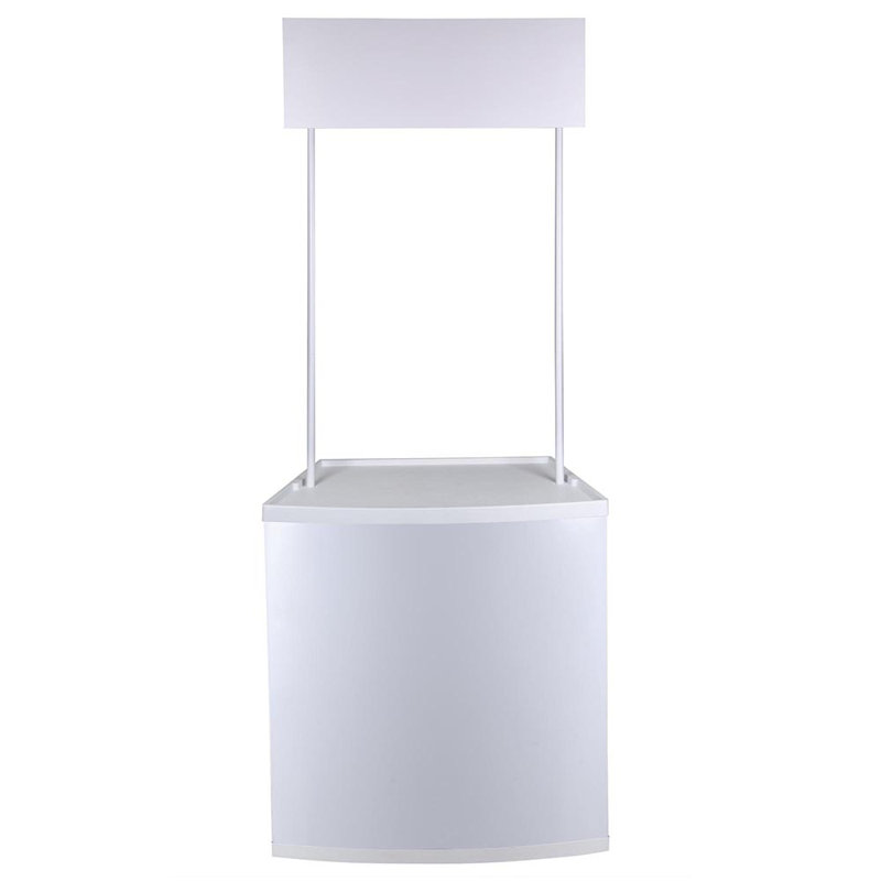 Freestanding Portable Promotion Counter Table Foldable Booth Kiosk Trade Show Display Banner Stand