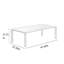 Table basse rectangulaire en noyer noir-104028690