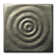 Water 3" x 3" Metal Decorative Tile Insert