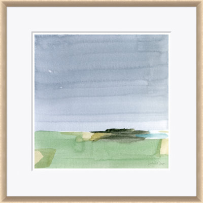 Pea Island Marsh I Print by Leslie Snipes