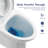 Denbigh 1.1/1.6 GPF Dual Flush Chair Height Elongated Bowl Comfort Height One-Piece Toilet (Seat Included)-94619530