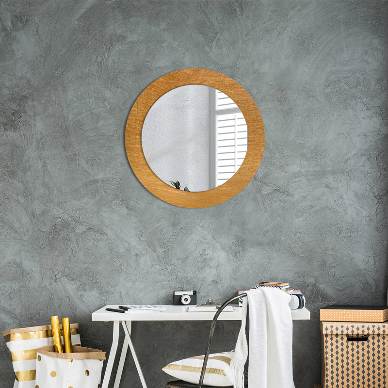 Huldar Glass Flat Wall Mirror