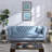 87" Oro Chesterfield Sofa with Flared Arms-91260651