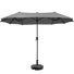 Parasol de patio 13 pi avec base