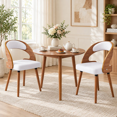Upholstered Side Chairs with Padded Back