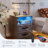 3 Piece Bedroom Dresser Set - 10 Drawer Dresser And Two 2 Drawer Nightstands With Charging Station,Gray Wash