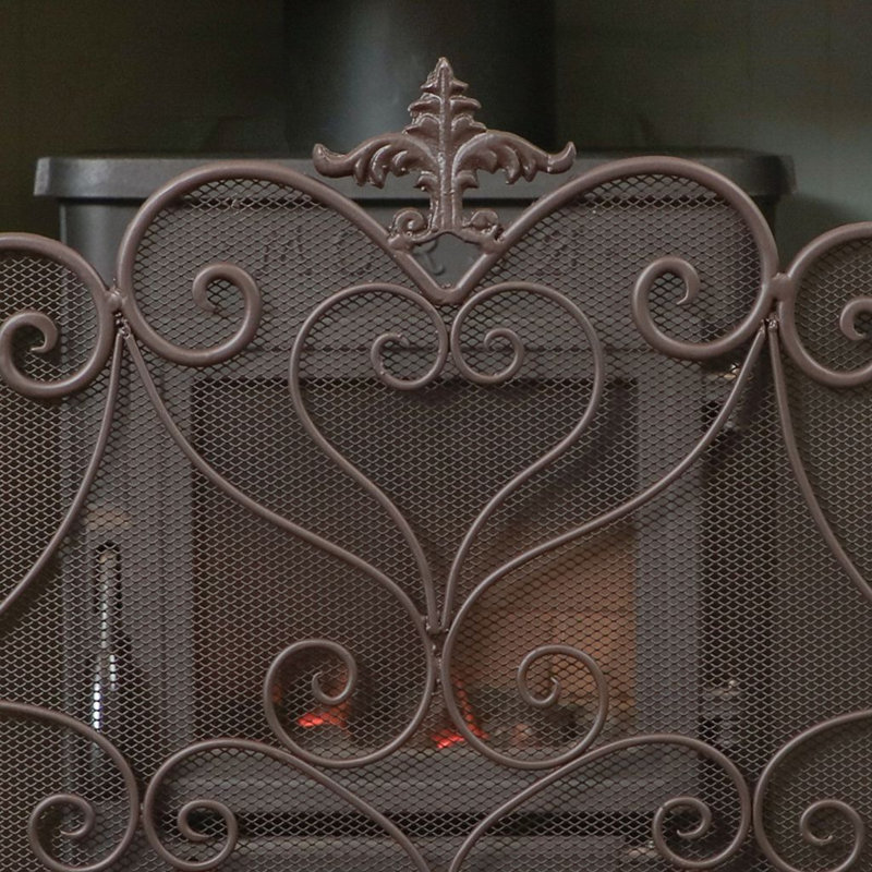 Glassman Iron Fireplace Screen