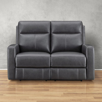Causeuse inclinable en cuir pleine fleur Muskoka Power