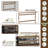 Hall Tree With Shoe Bench Entryway Bench With Coat Rack 6...