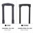 Abrams Professional Makeup Train Case 4 in 1 Rolling  Makeup Case-1624180867