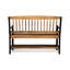 Banc Imperial, banc avec rangement classique, bois, finition, tablette de rangement à hauteur de produit de 36 pouces, siège de 17,75 po