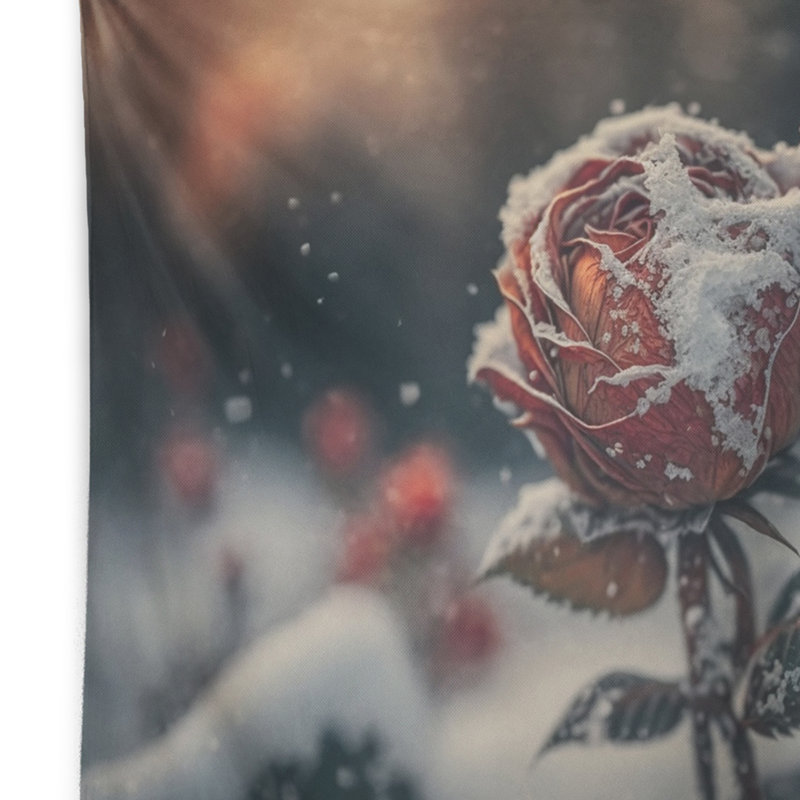 Tapisserie en polyester A Rose II, H 32 po x l 39 po