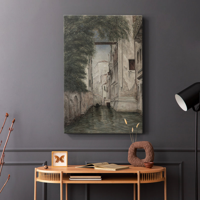 Paysage rétro CXL - galerie enveloppée de cavas, H 36 po x l 24 po