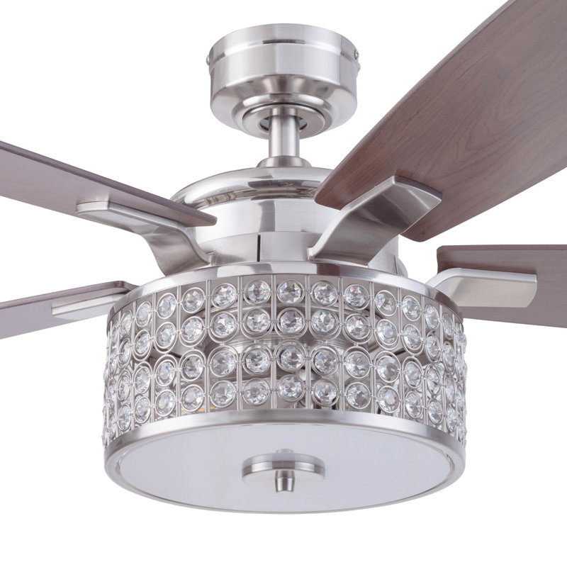 Lanissa 52'' Ceiling Fan with Light Kit and Remote Included