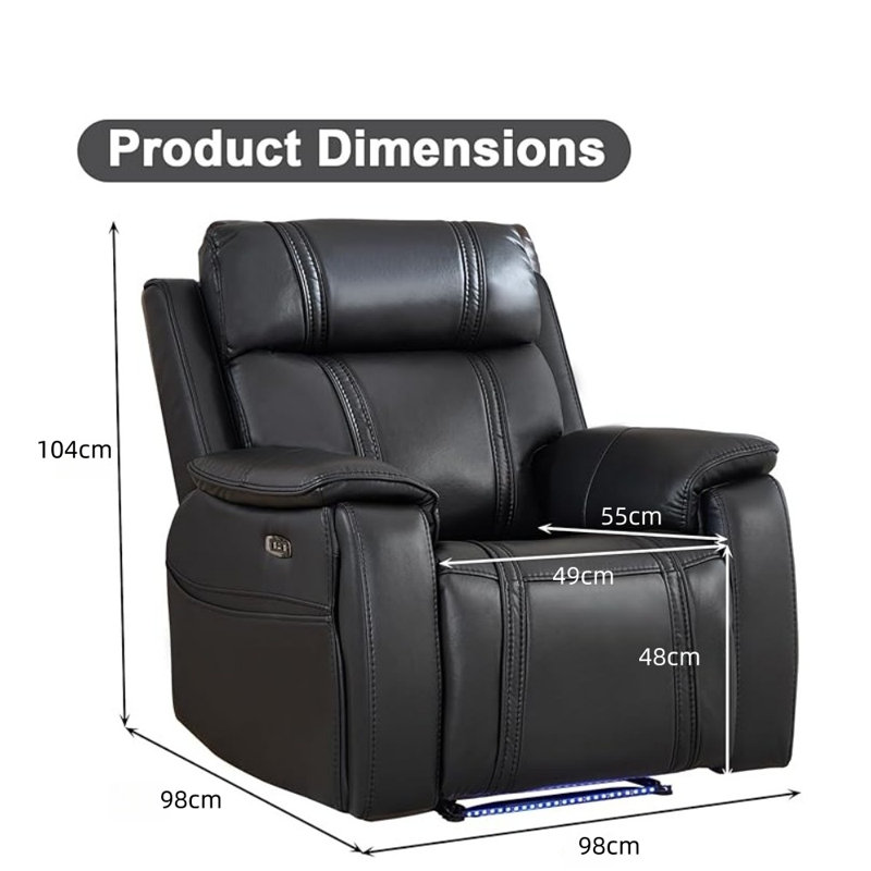 98cm Wide Wall Recliner Standard Recliner