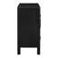 Armoire noire, 40 po avec design rétro, tablettes réglables, pour les espaces de vie et d'étude, style américain, étude de finition,