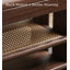 Tabouret de rangement en bois massif