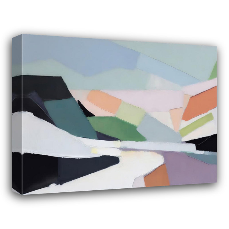 "Paysage 82" sur toile, H 20 po x l 24 po