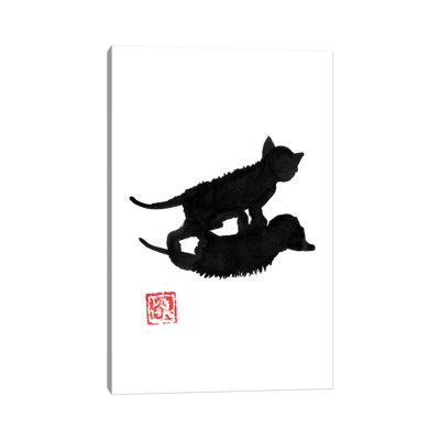 Cat Shadow 1 Piece Painting on Canvas