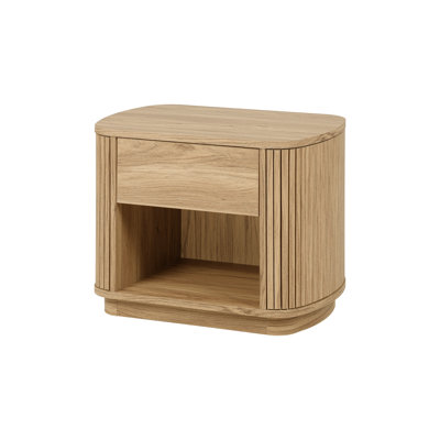 Clawson Nightstand with Drawer and Open Shelf by Latitude Run