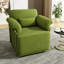 Fauteuil demi-tonneau rembourré et pivotant-41376913