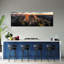 «Majestic Mountain Twilight Dramatic Serene Abstract Forest Landscape», art mural-539700399