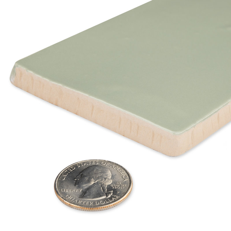 Carrelage mural en céramique 3 "x 6" Chester Chester, Sauge vert