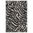 Animal Print Area Rug - Zebra Migrant Beauty-657540510