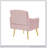 Luxurious Velvet Armchair With Metal Legs For Ultimate Comfort And Elegant Home Decor