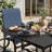 5-piece Patio Dining Set With Umbrella Hole, Breathable Textilene Fabric-130376076