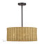 Lustre suspendu en bronze 3 lumières Weavington-121436177