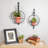Saban 2 Piece Metal Hanging Wall Planter Set