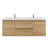 Aylanna Double Bathroom Vanity with Wood, Acrylic Top-2055890938