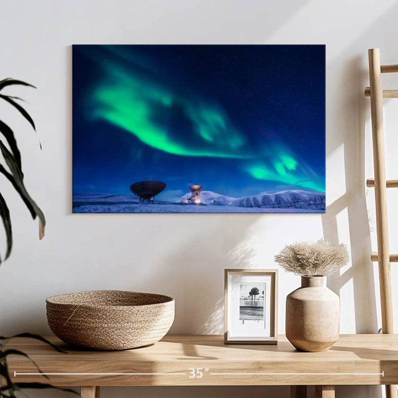 Alvord Longyearbyen Northern Lights, H 16 po x l 24 po
