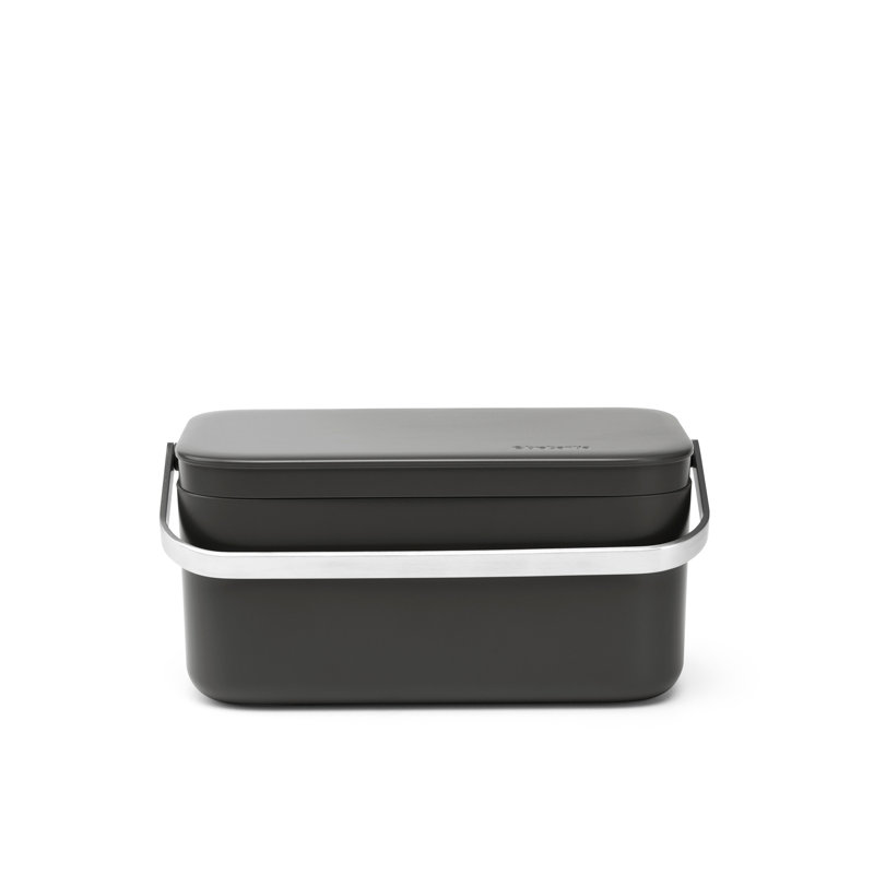 Brabantia Food Waste Caddy, Dark Grey