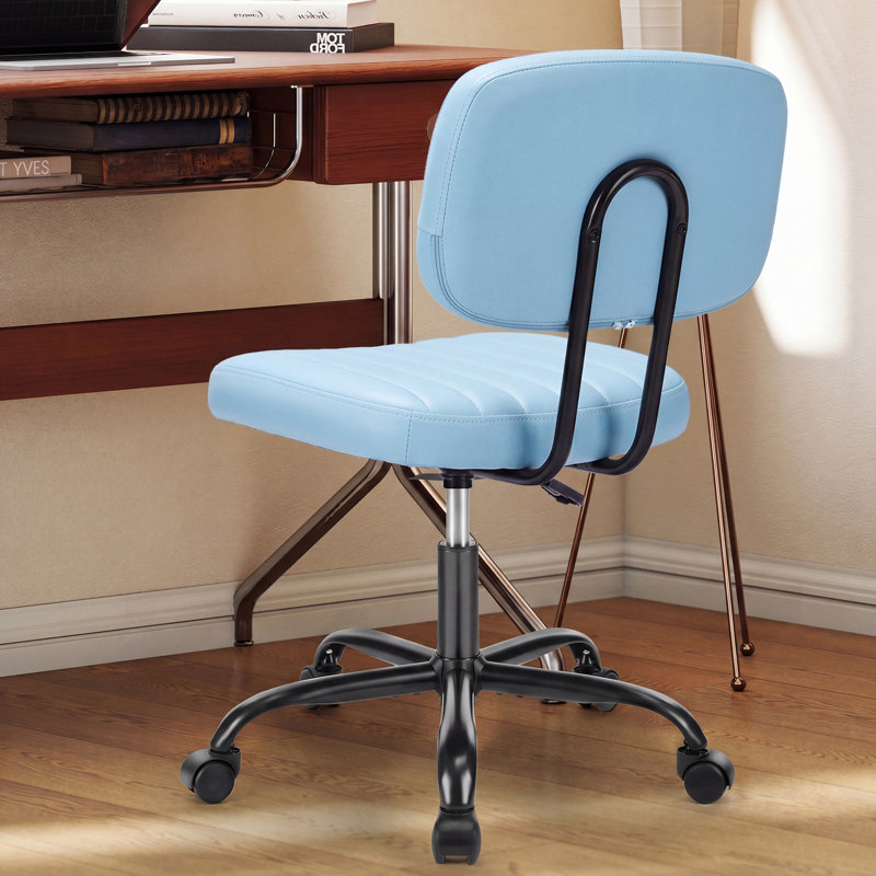 Chaise de bureau Aguilera, Bleu