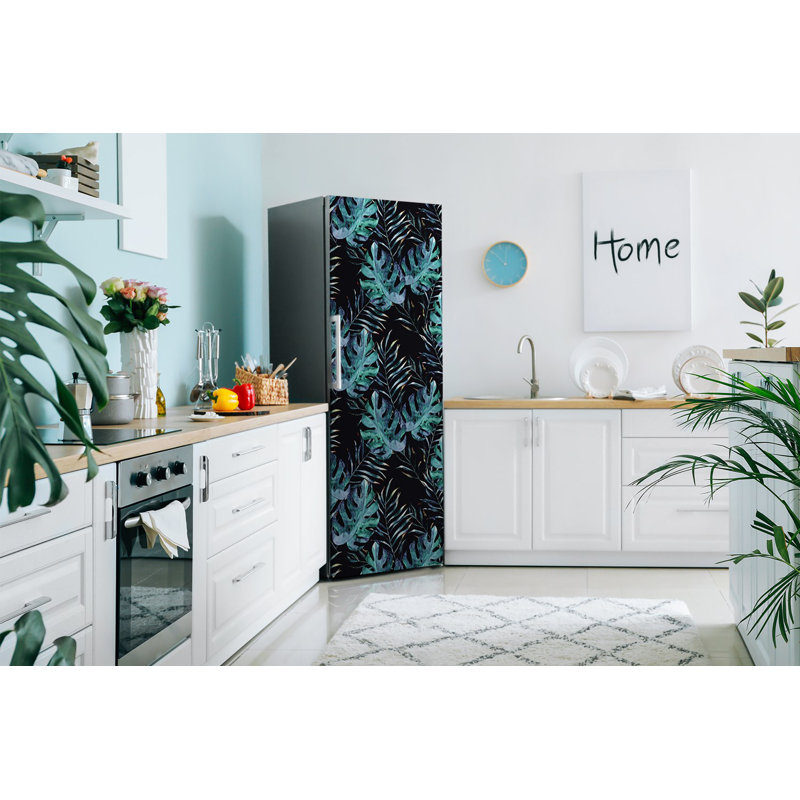 Plants & Flowers Door Decal, 205'' H x 60'' W 