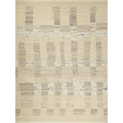 Sunstone flatweave Wool Beige/Brown Area Rug