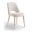 Chaise rembourrée en tissu beige Cici-2082409538-2082409549