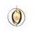 Pearl 1 - Light Bronze/Gold Geometric Pendant