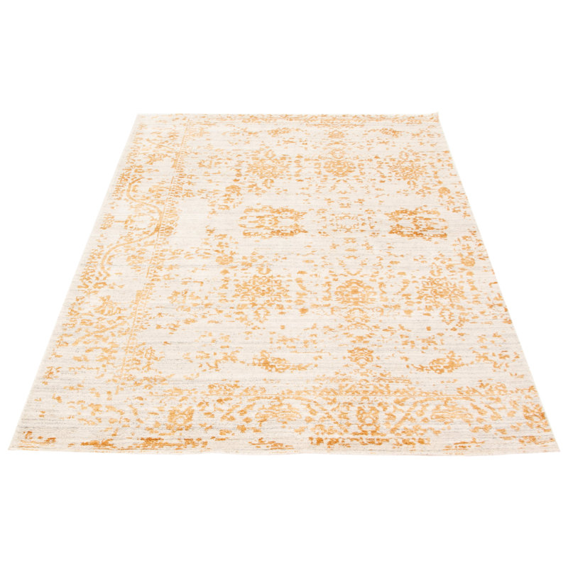 Tapis ivoire noué à la main Massie
