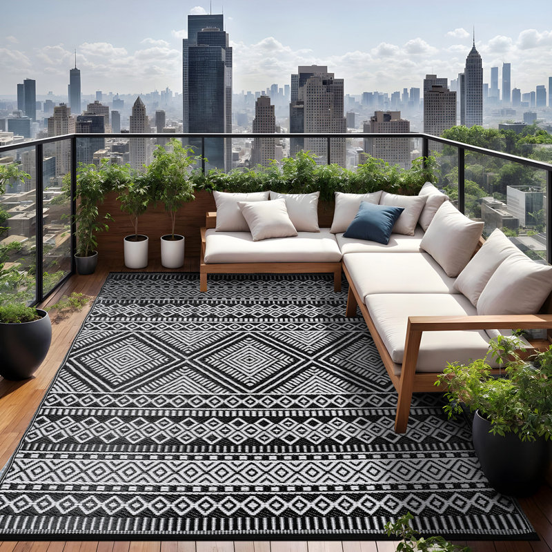 Aldo Moroccan Rug, Rectangle 8' x 10'