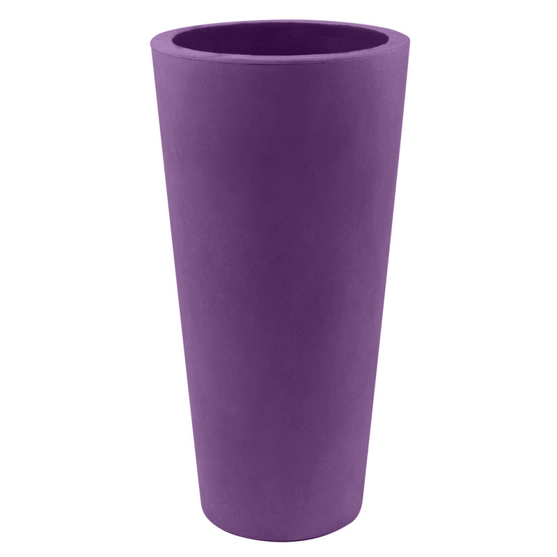Cono High Resin Cone Pot Planter, 39.25" H x 13.75" W x 13.75" D, Bronze