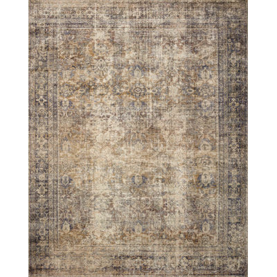 Amber Lewis x Loloi Morgan Sunset / Ink Area Rug feat. CloudPile
