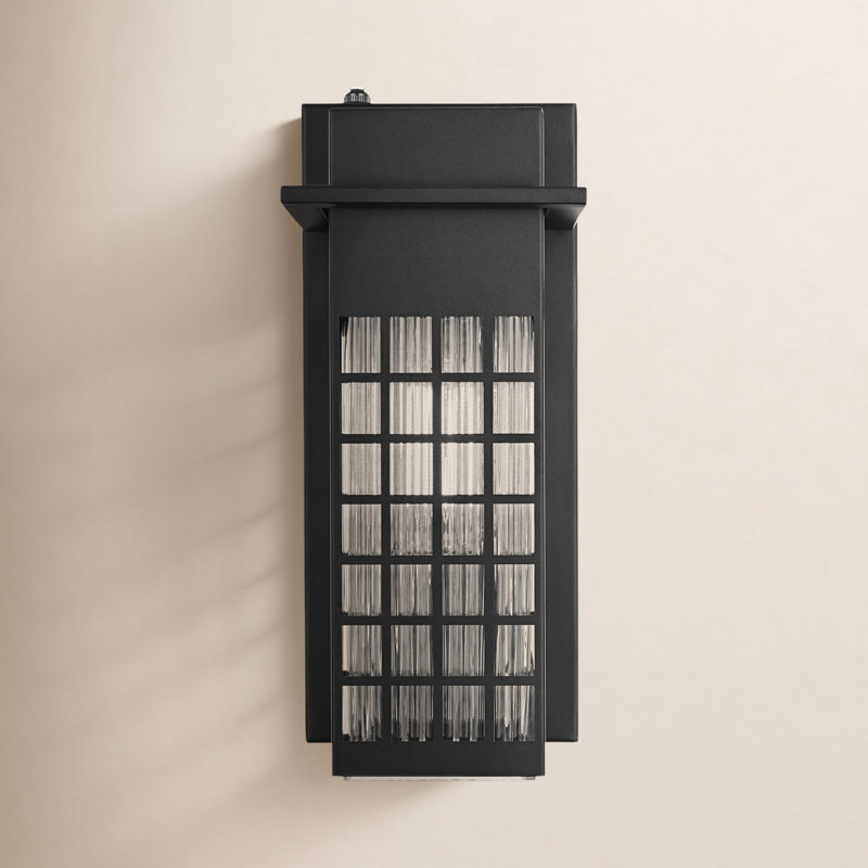 Miyashiro Outdoor Pendant in Black, 27" H x 20" W x 20" D