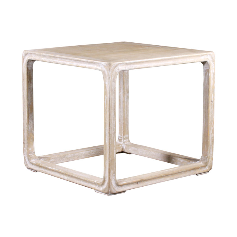 Lilli End Table, White Wash