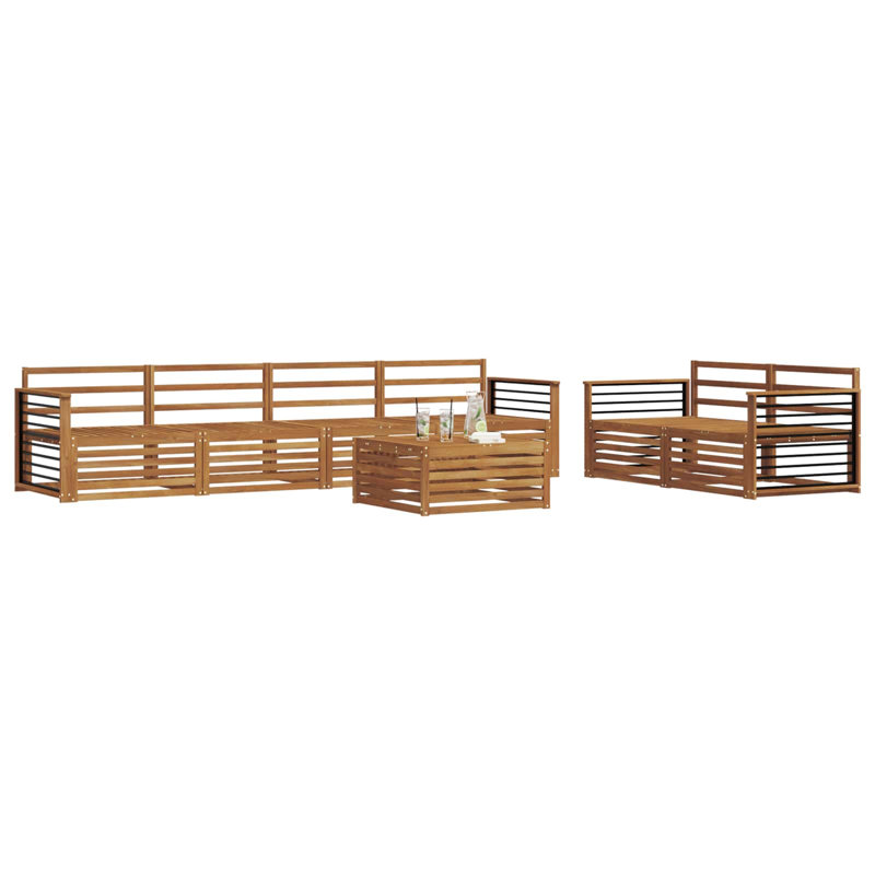 329cm Wide Patio Sectional Set