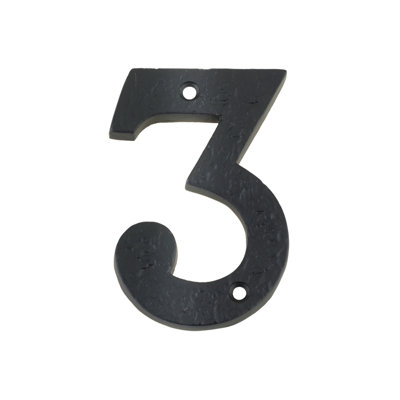 10cm H Metal House Number